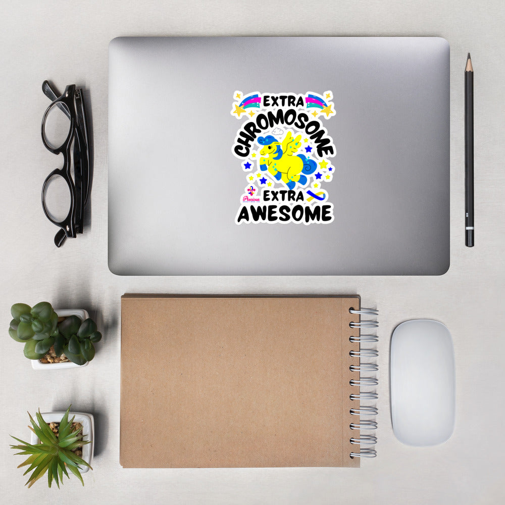 Extra Chromosome Extra Awesome Bubble-free stickers