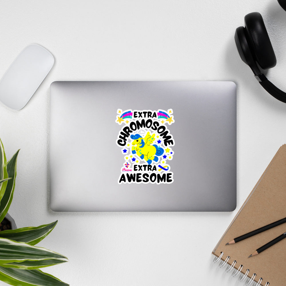 Extra Chromosome Extra Awesome Bubble-free stickers