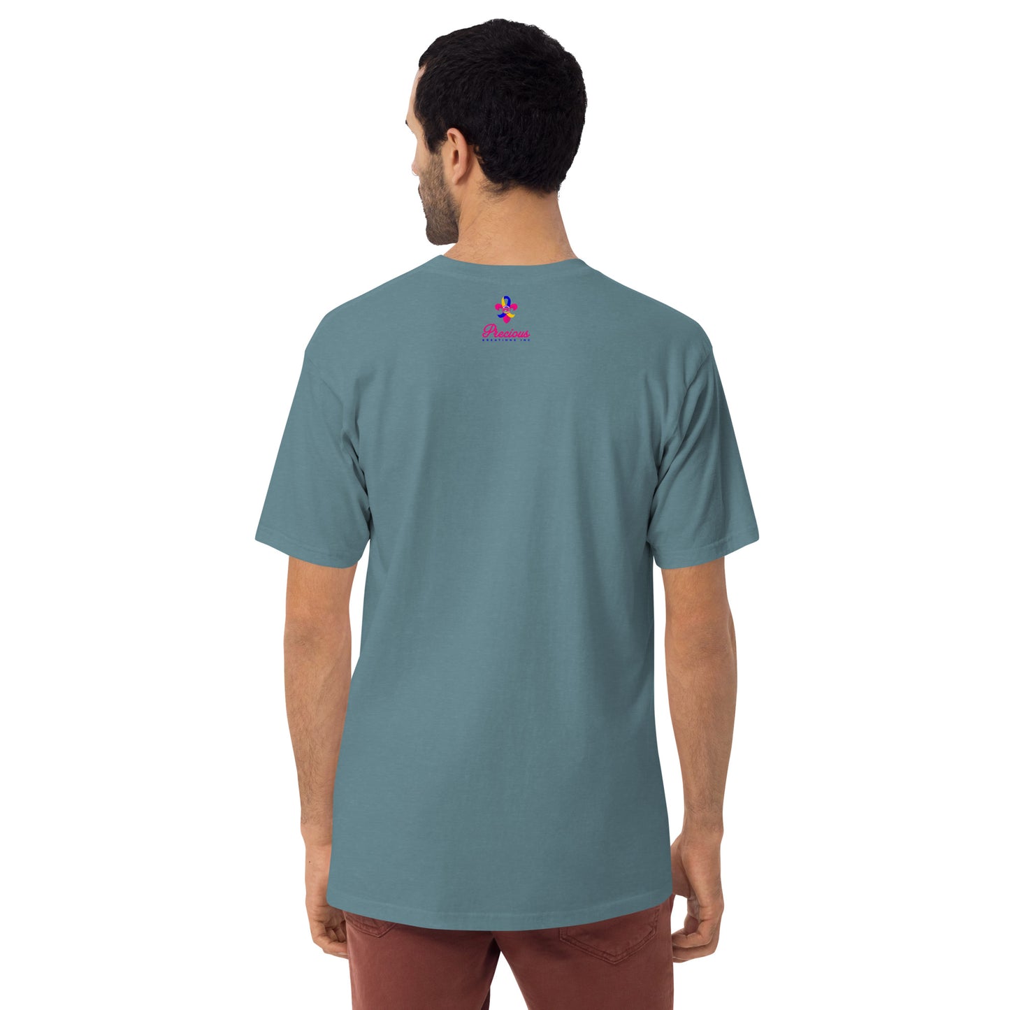 Keep Calm It's Only Extra Chromosome Men’s Premium Heavyweight Tee