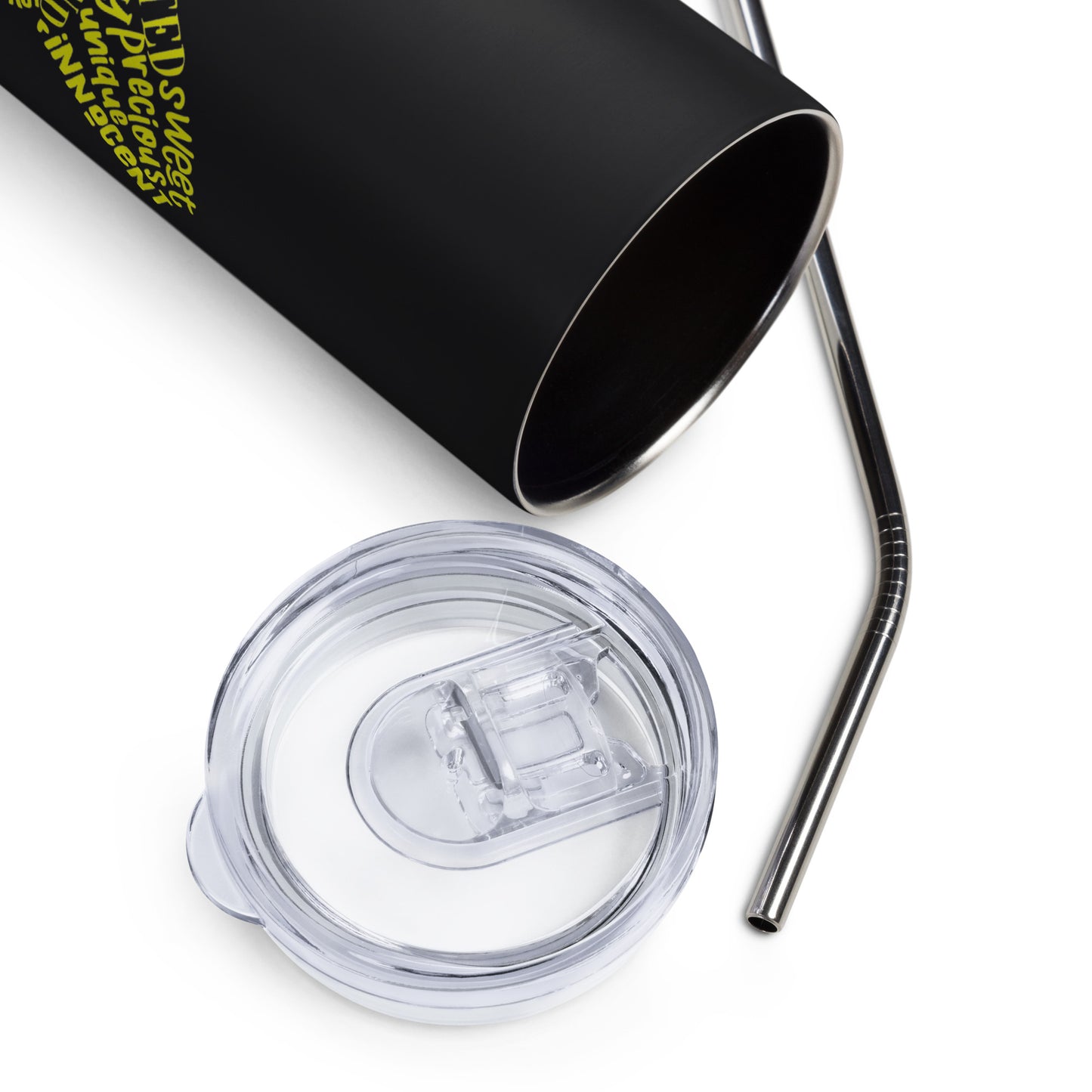 Down Syndrome Awareness Month Butterfly Stainless Steel Tumbler