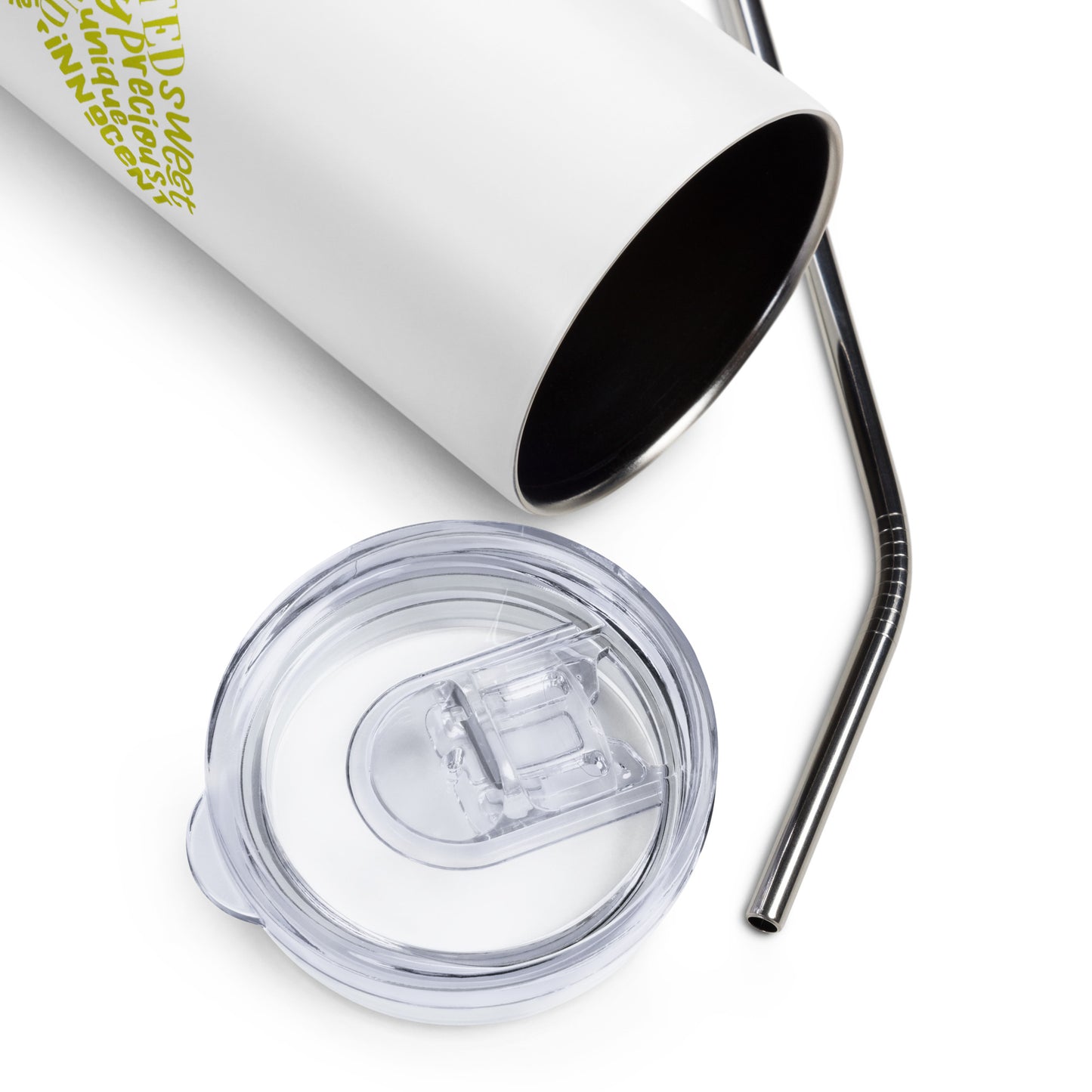 Down Syndrome Awareness Month Butterfly Stainless Steel Tumbler