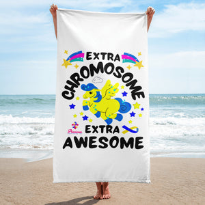 Extra Chromosome Extra Awesome Towel