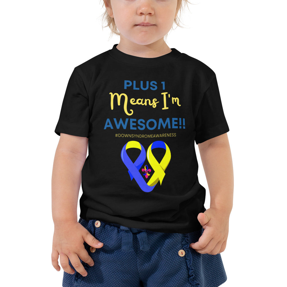 Plus 1 Means I'm Awesome Shirt (Toddler)