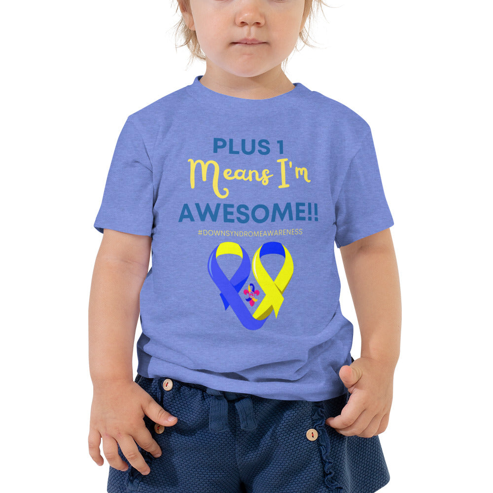 Plus 1 Means I'm Awesome Shirt (Toddler)