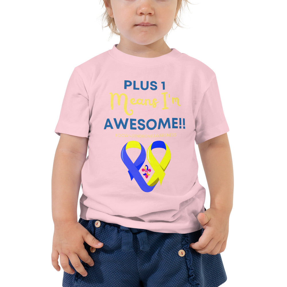 Plus 1 Means I'm Awesome Shirt (Toddler)