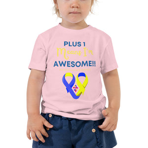 Plus 1 Means I'm Awesome Shirt (Toddler)