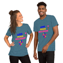 Load image into Gallery viewer, Love Peace Inclusion T-Shirt
