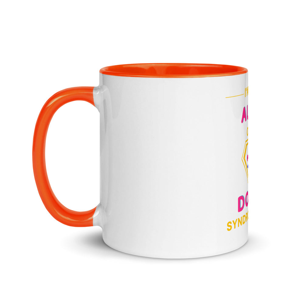 I'm the AUNT of a Down Syndrome Hero Mug with Color Inside