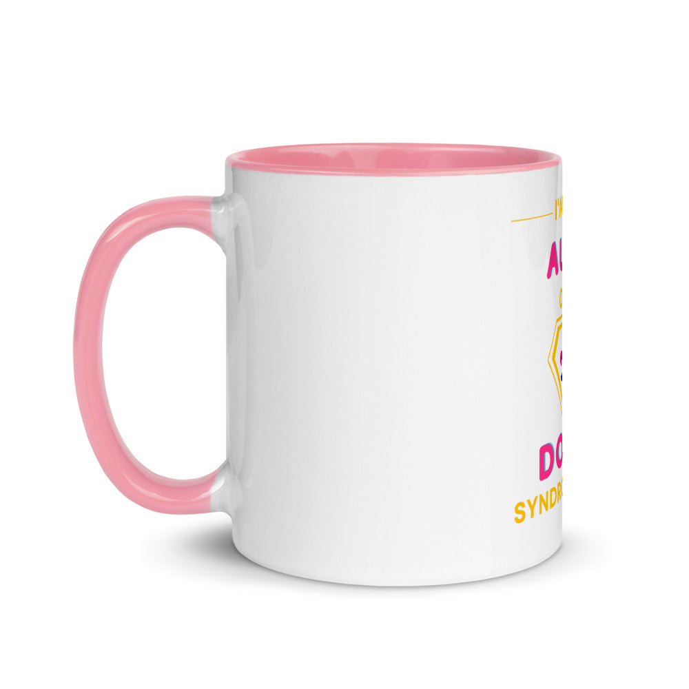 I'm the AUNT of a Down Syndrome Hero Mug with Color Inside