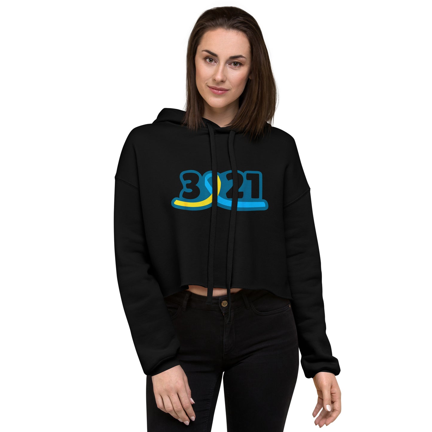 3/21 Down Syndrome Awareness Crop Hoodie