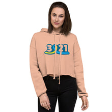 Load image into Gallery viewer, 3/21 Down Syndrome Awareness Crop Hoodie
