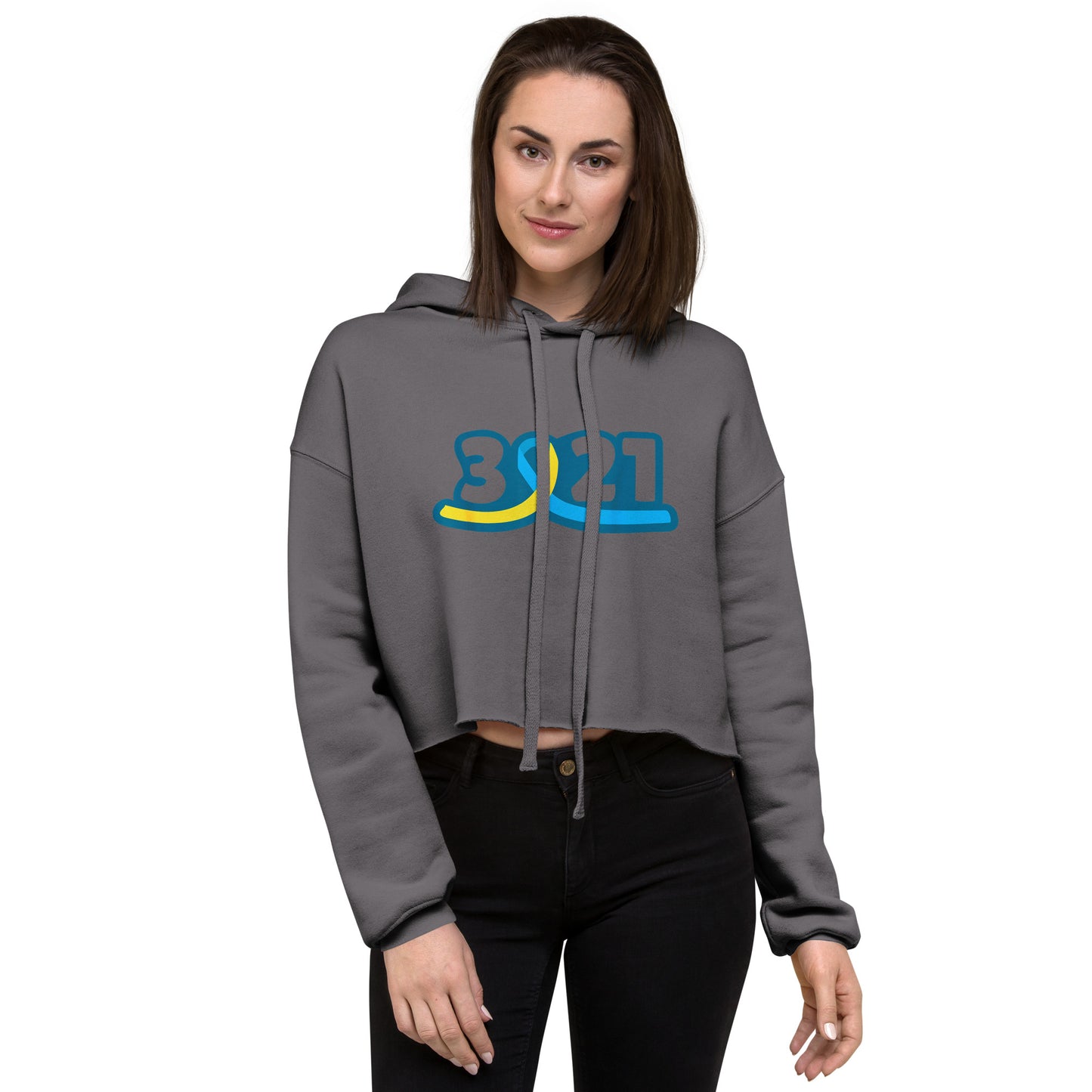 3/21 Down Syndrome Awareness Crop Hoodie