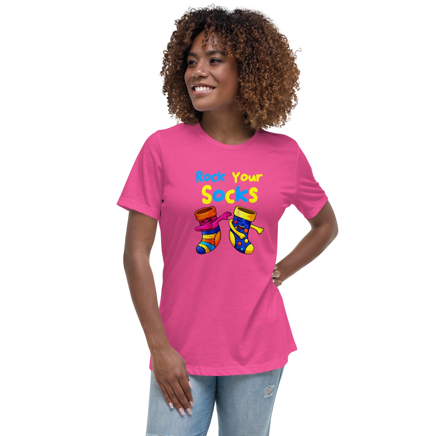 Rock Your Socks Women's Relaxed T-Shirt