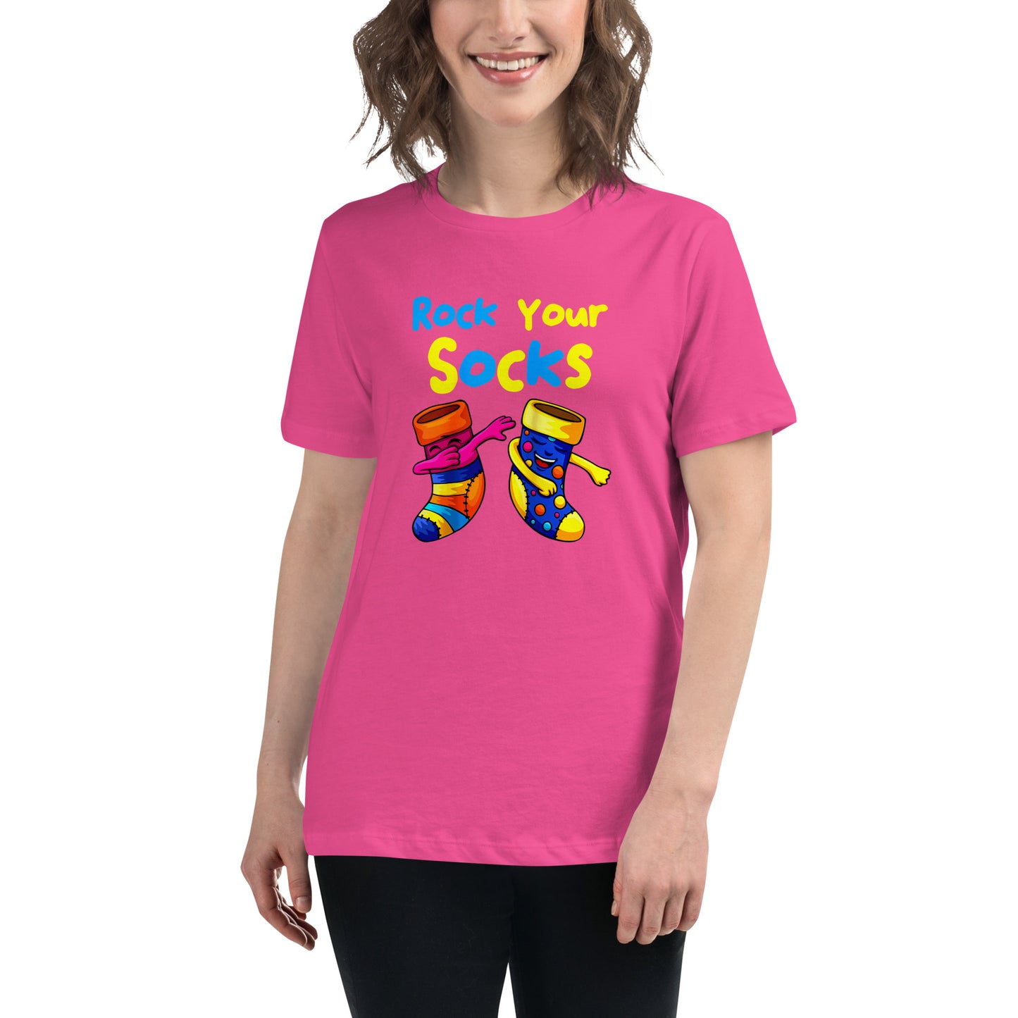 Rock Your Socks Women's Relaxed T-Shirt
