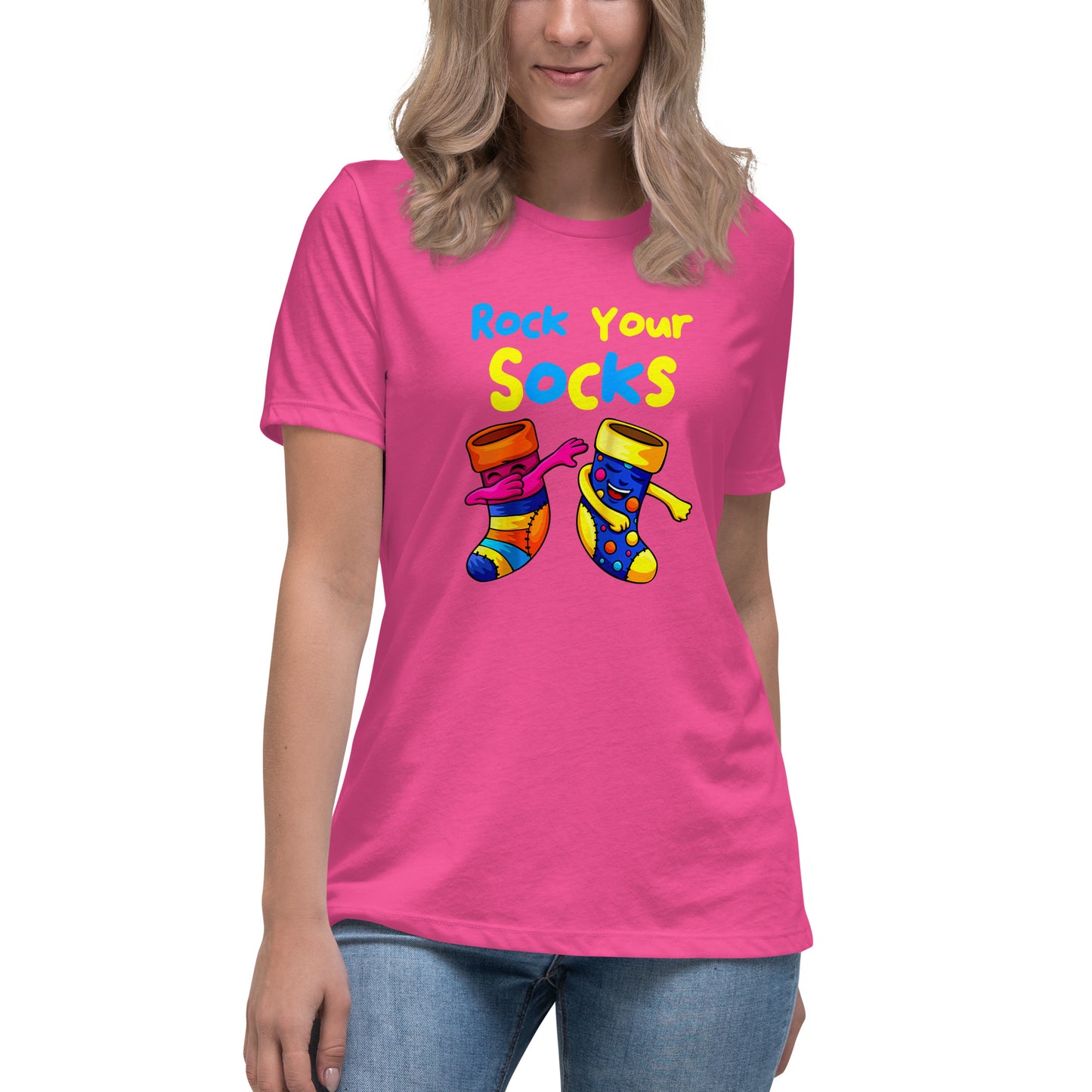 Rock Your Socks Women's Relaxed T-Shirt