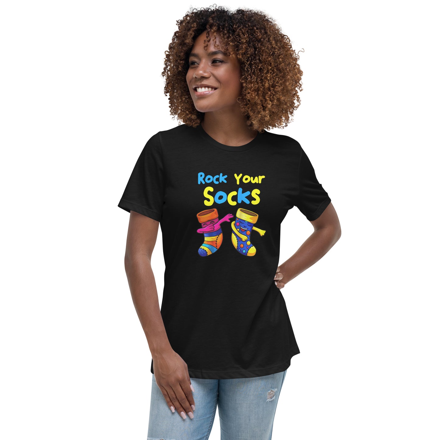 Rock Your Socks Women's Relaxed T-Shirt