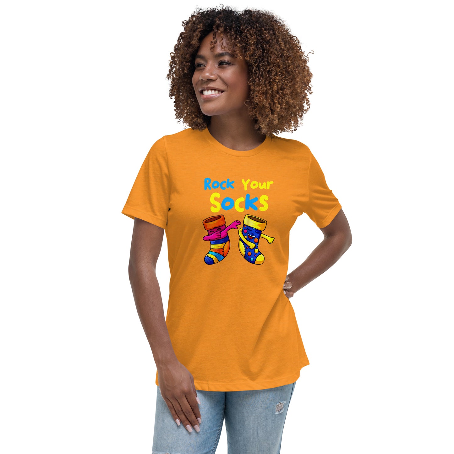 Rock Your Socks Women's Relaxed T-Shirt