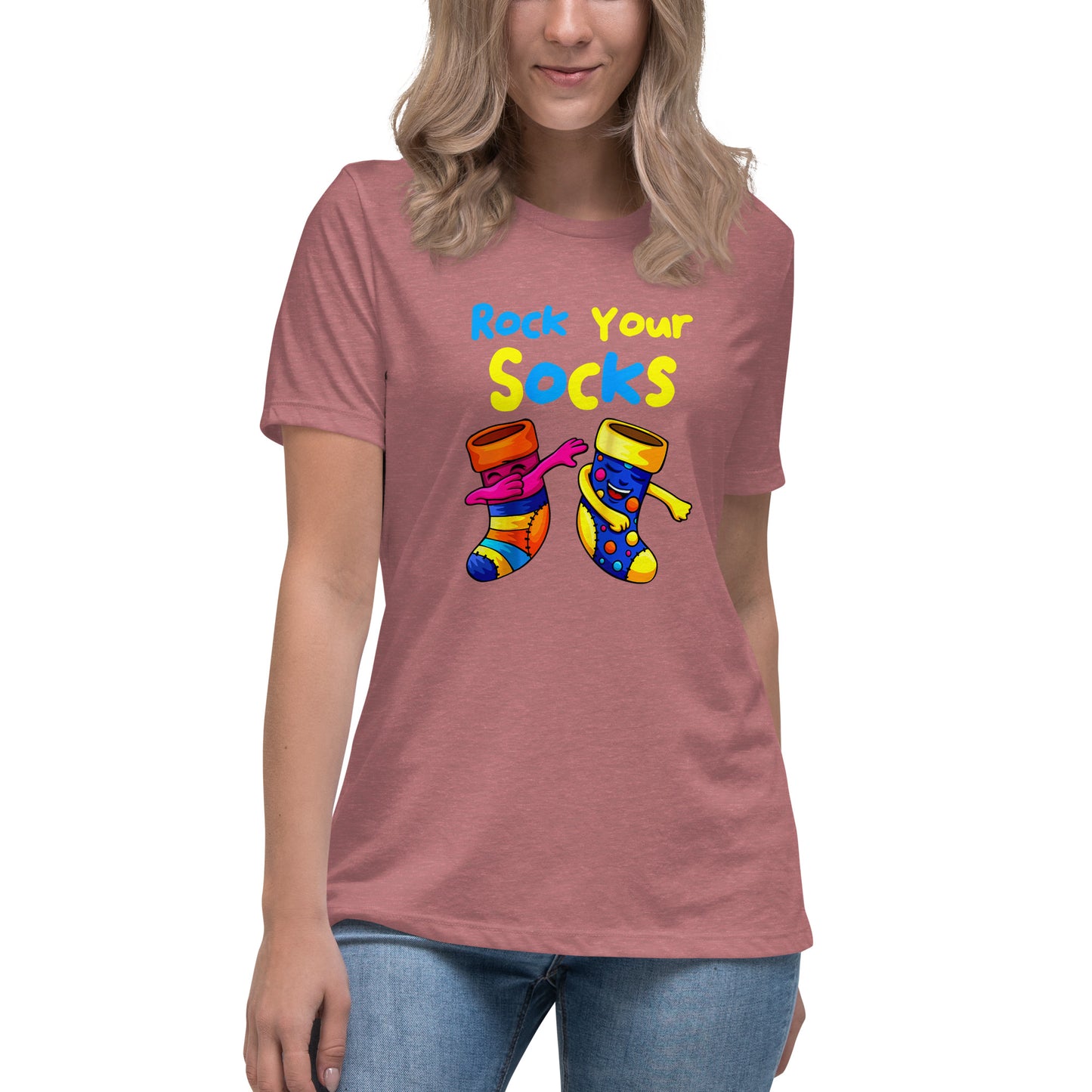Rock Your Socks Women's Relaxed T-Shirt