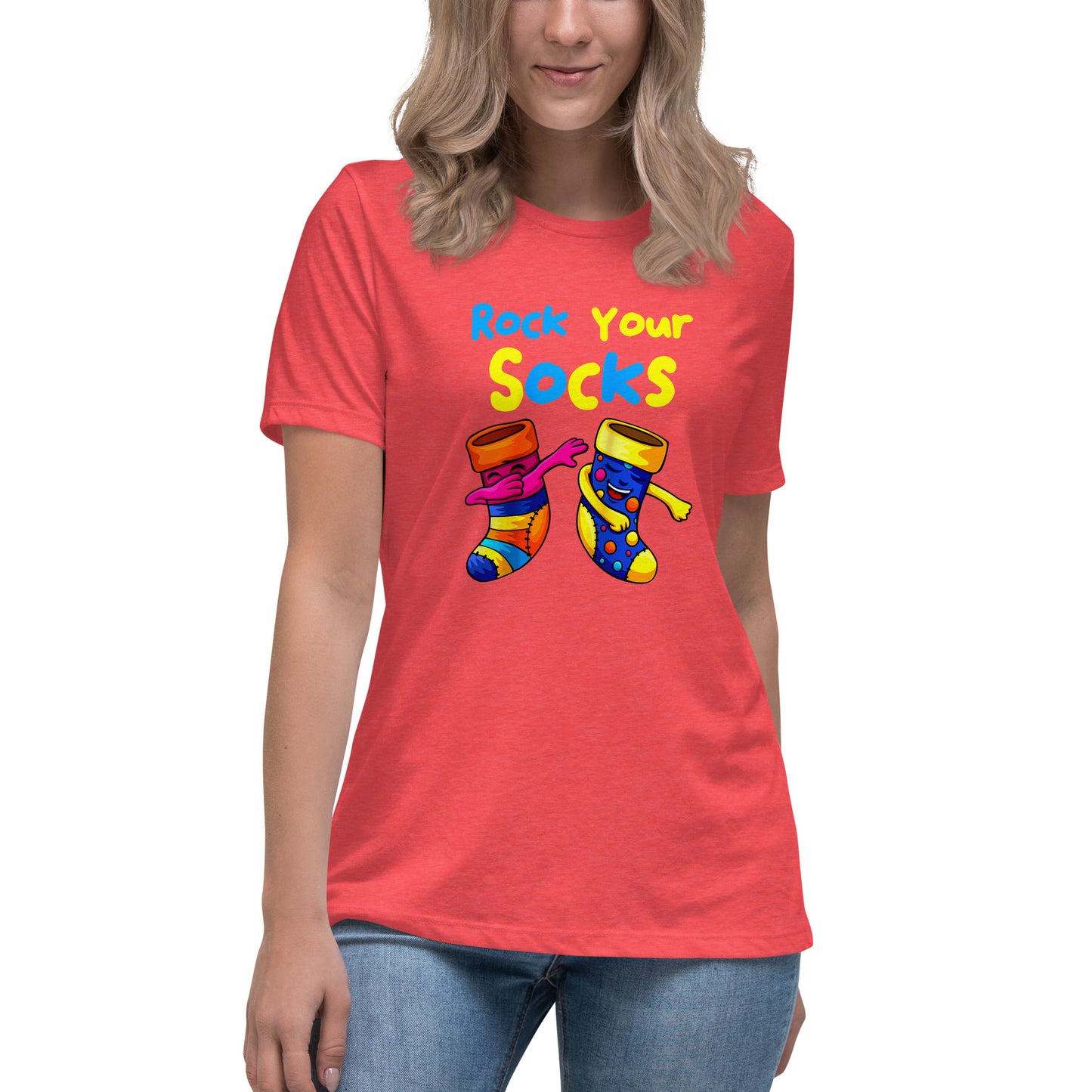 Rock Your Socks Women's Relaxed T-Shirt