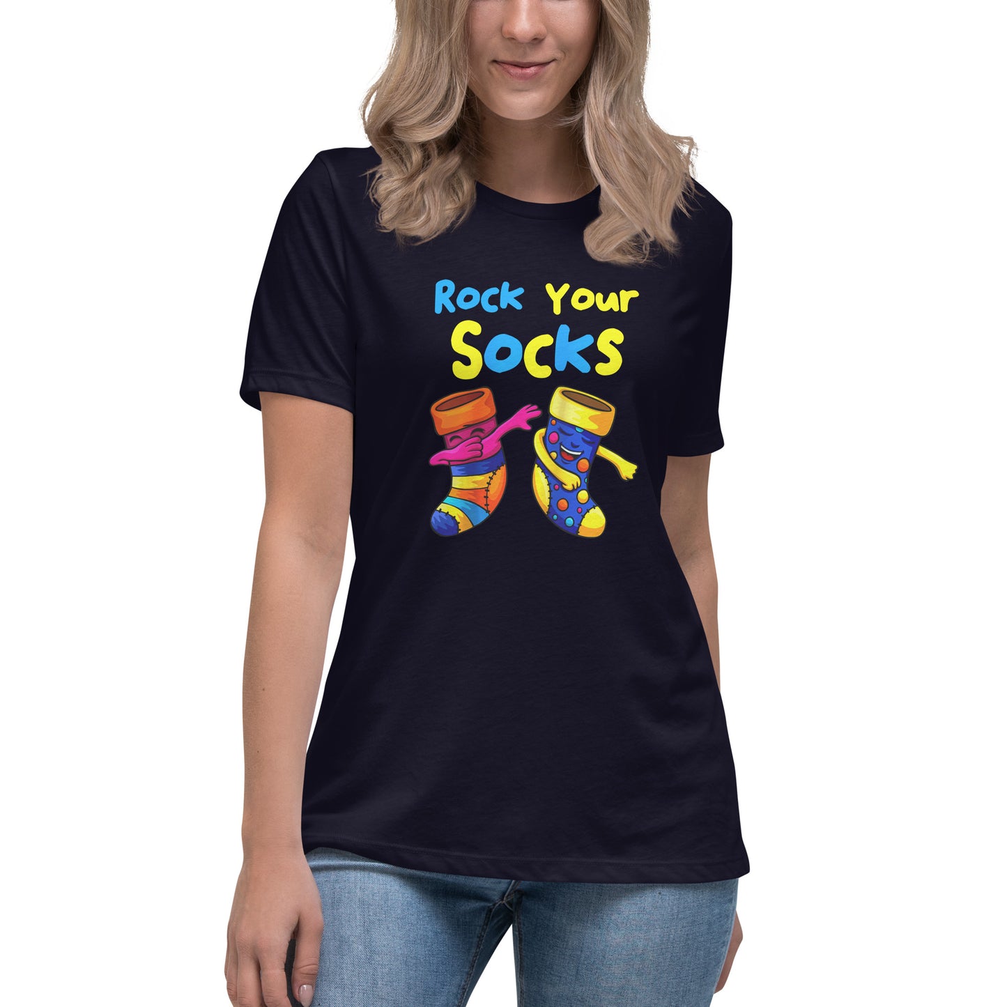 Rock Your Socks Women's Relaxed T-Shirt