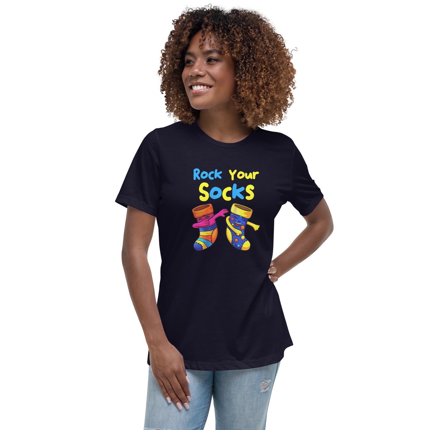 Rock Your Socks Women's Relaxed T-Shirt