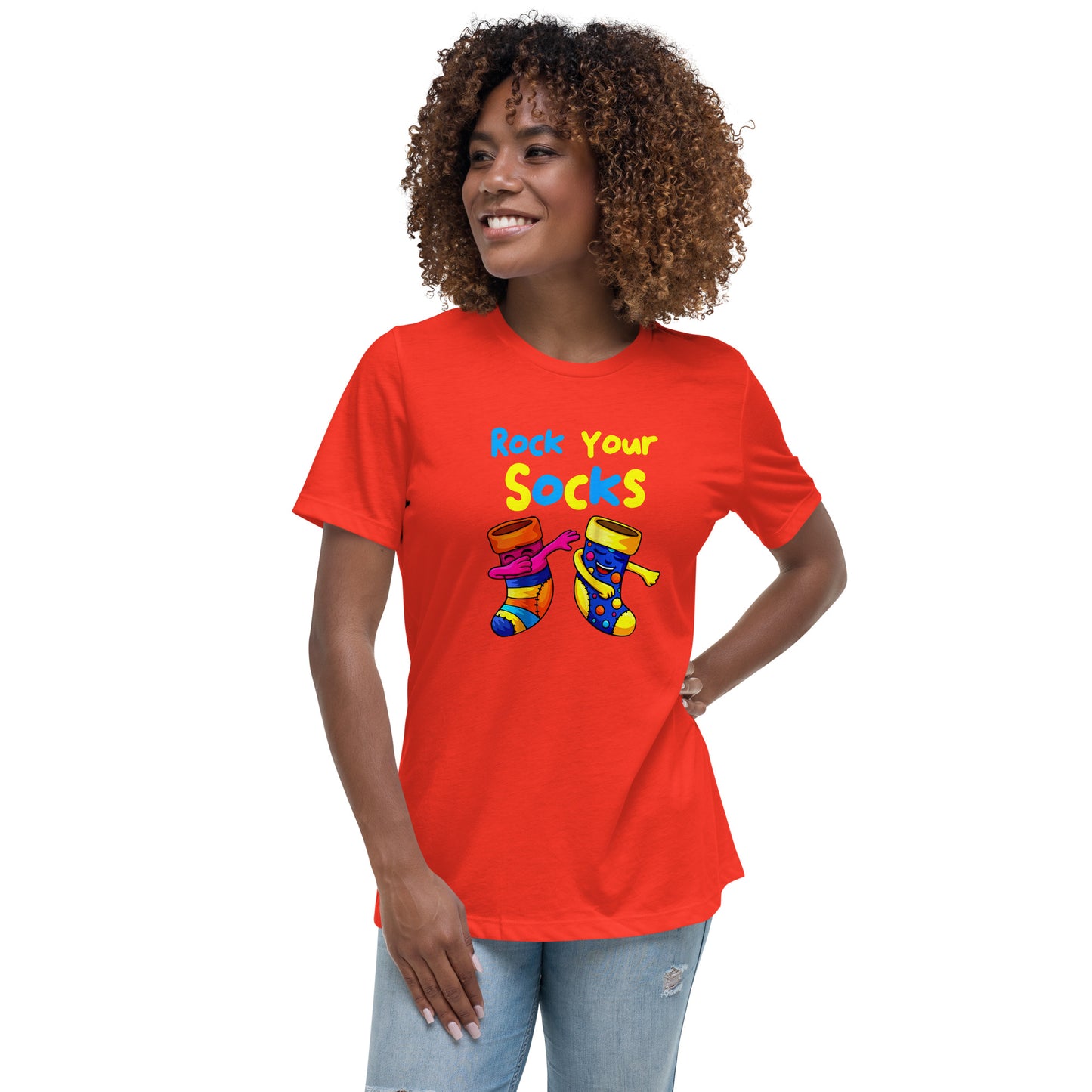Rock Your Socks Women's Relaxed T-Shirt