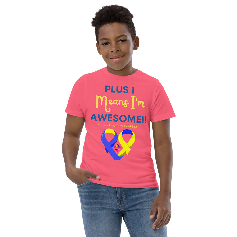 Plus 1 means I'm Awesome Shirt  (Kids)
