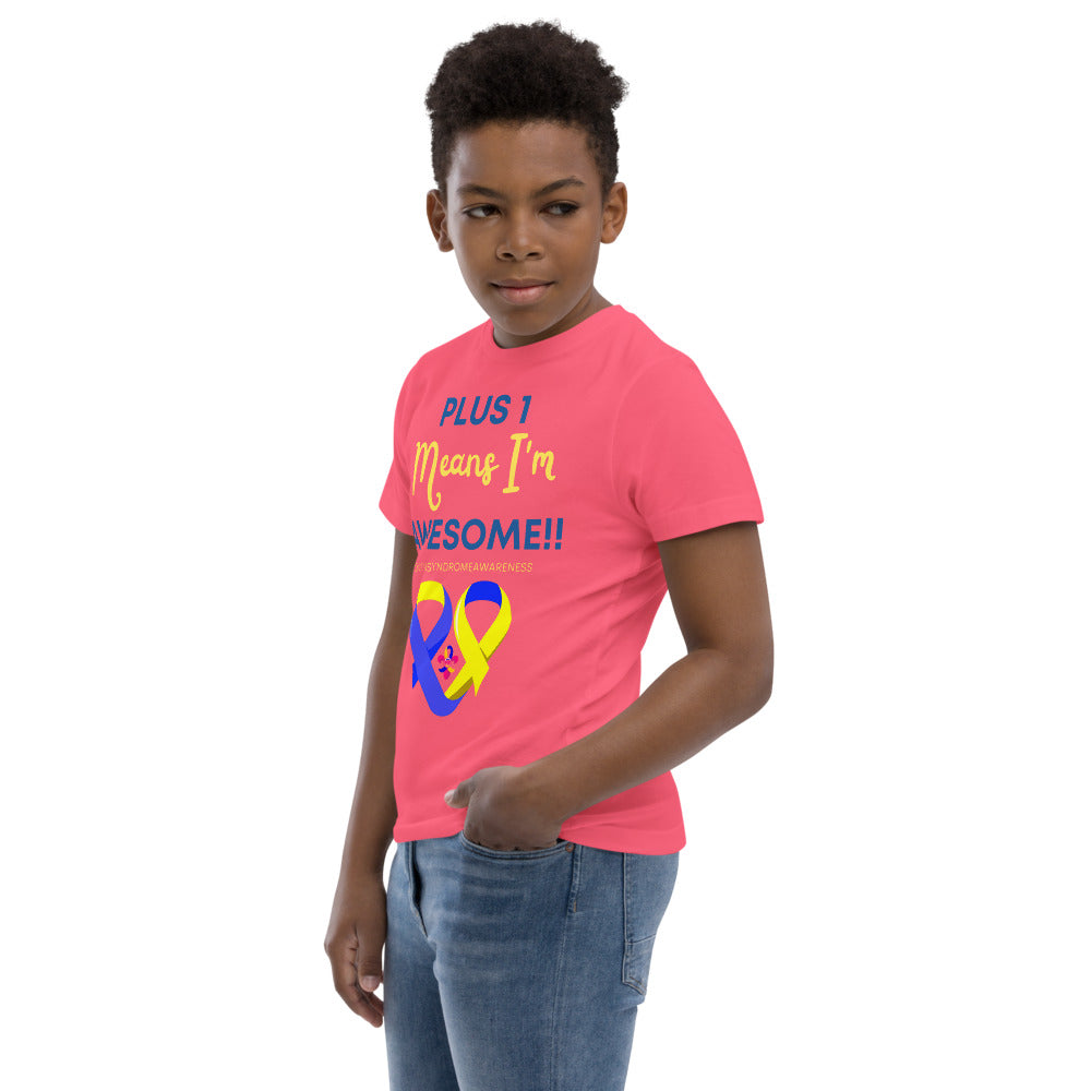 Plus 1 means I'm Awesome Shirt  (Kids)